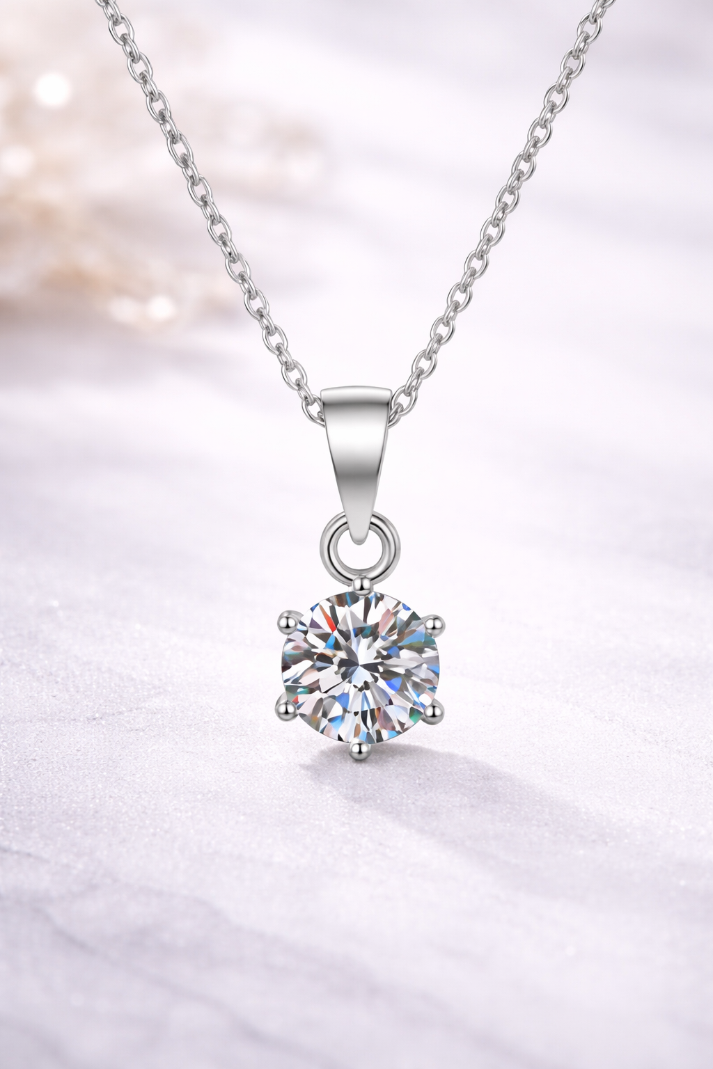Round Cut Necklace