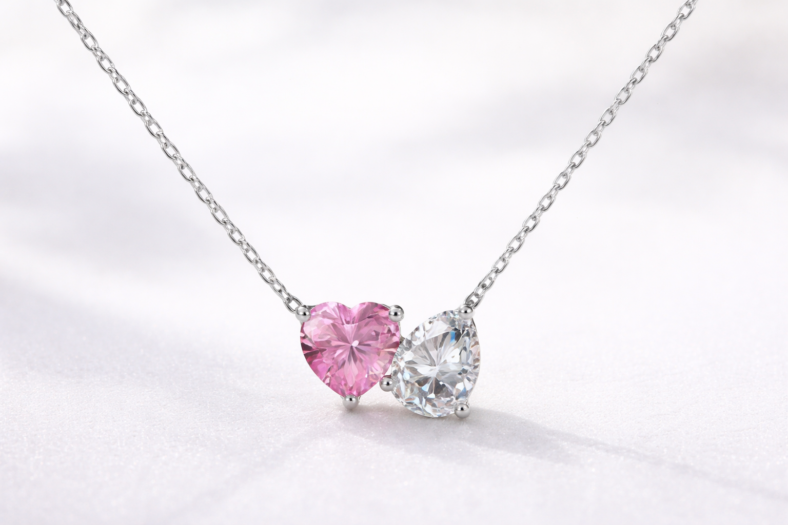 Pink Heart Pendant
