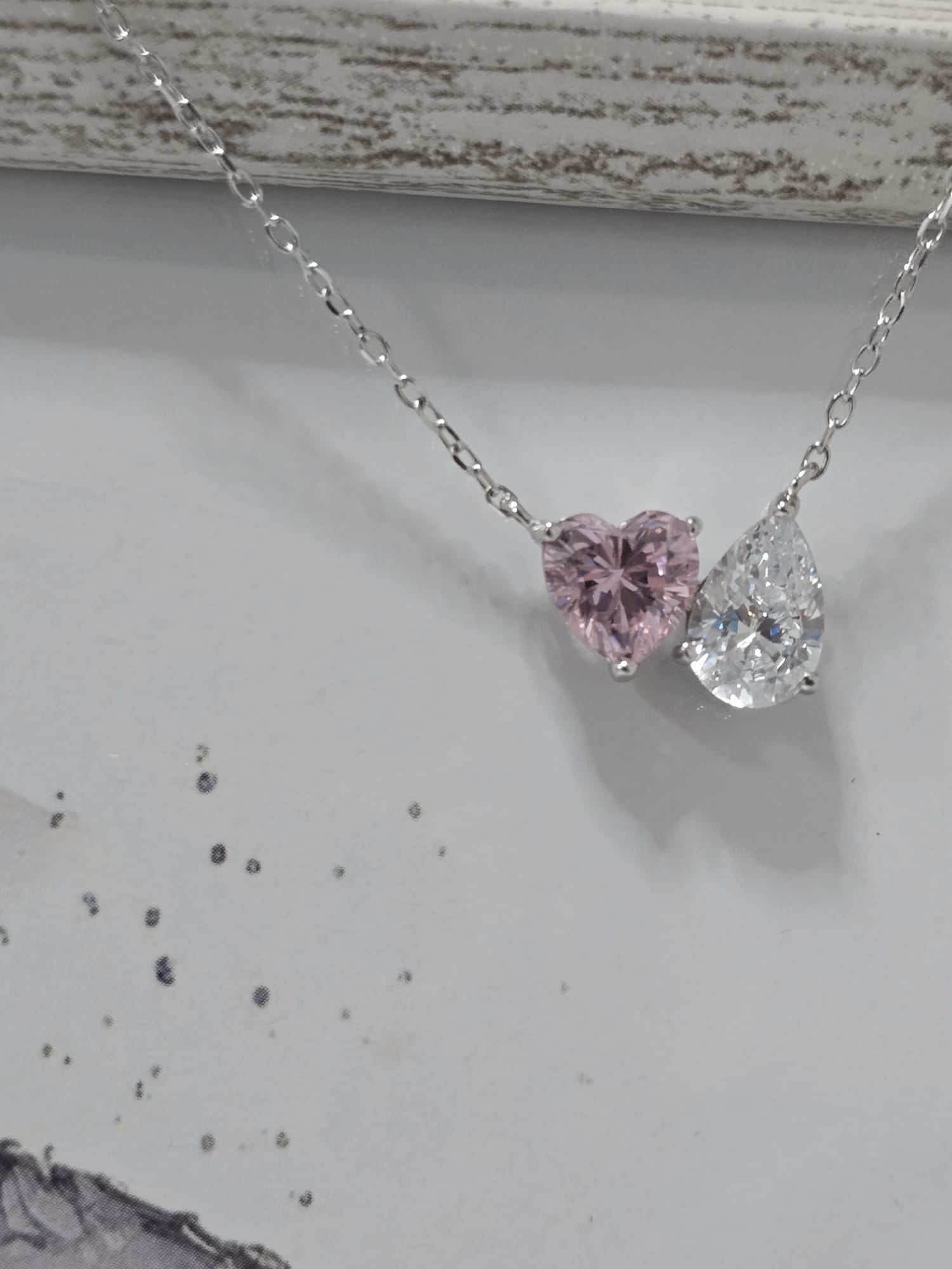 Pink Heart Pendant